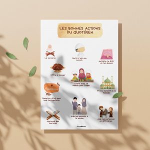 Affiche les bonnes actions du quotidien