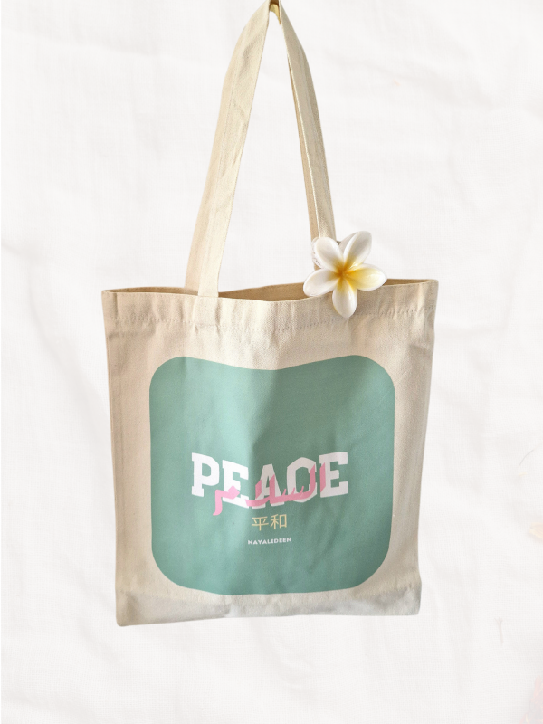 Totebag islamique salam peace paix