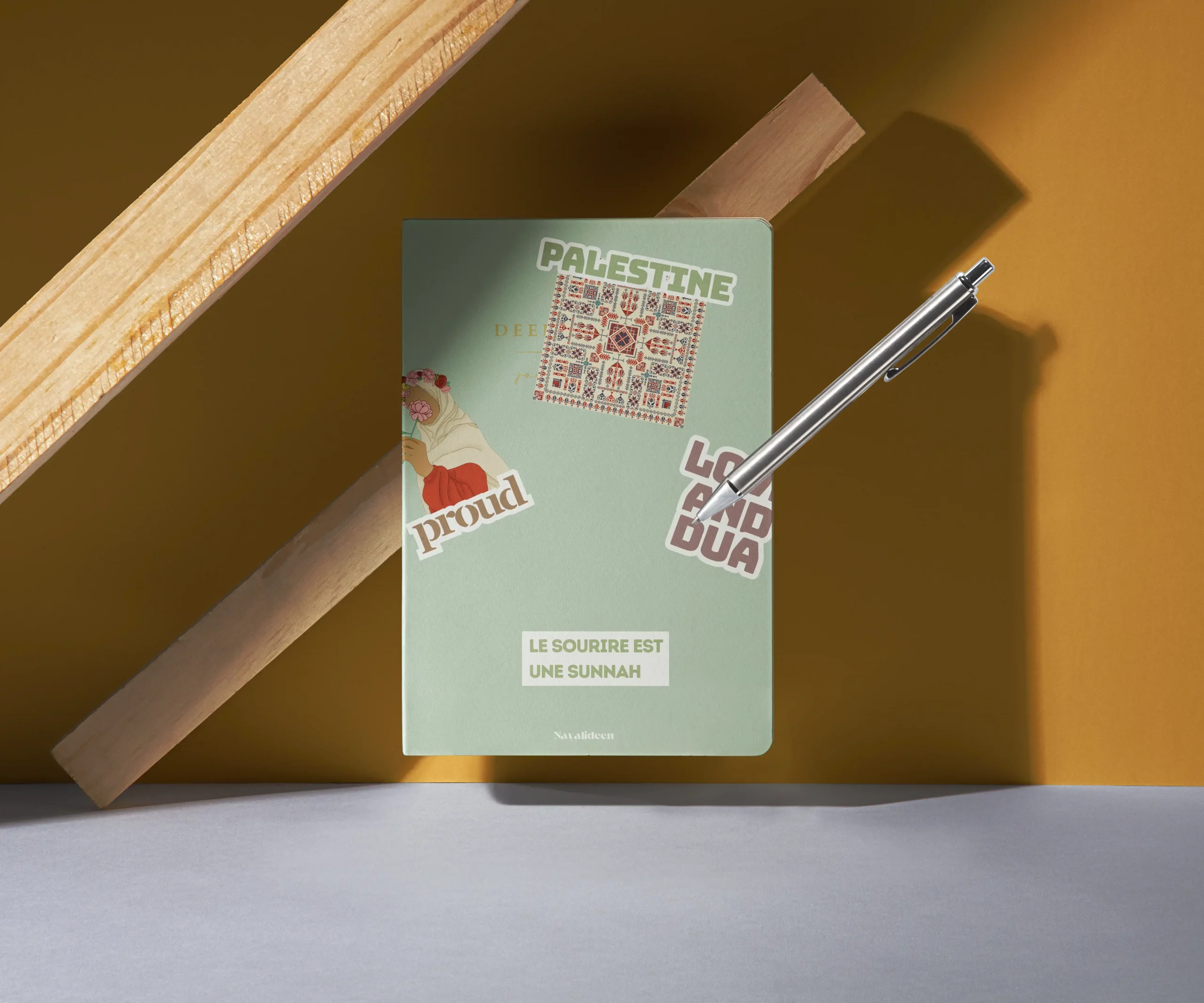 Planches de stickers islamiques Green