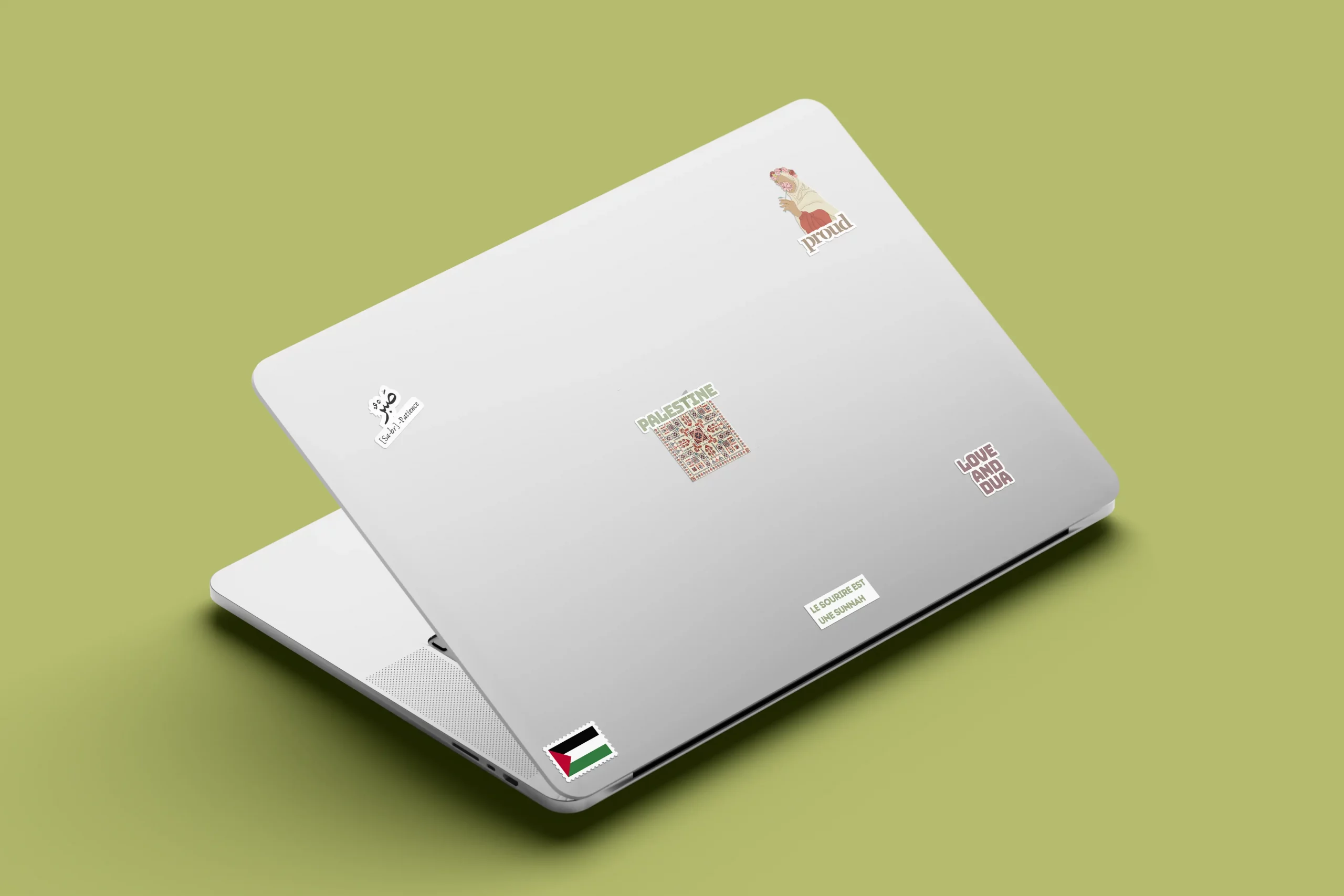 Planches de stickers islamiques Green