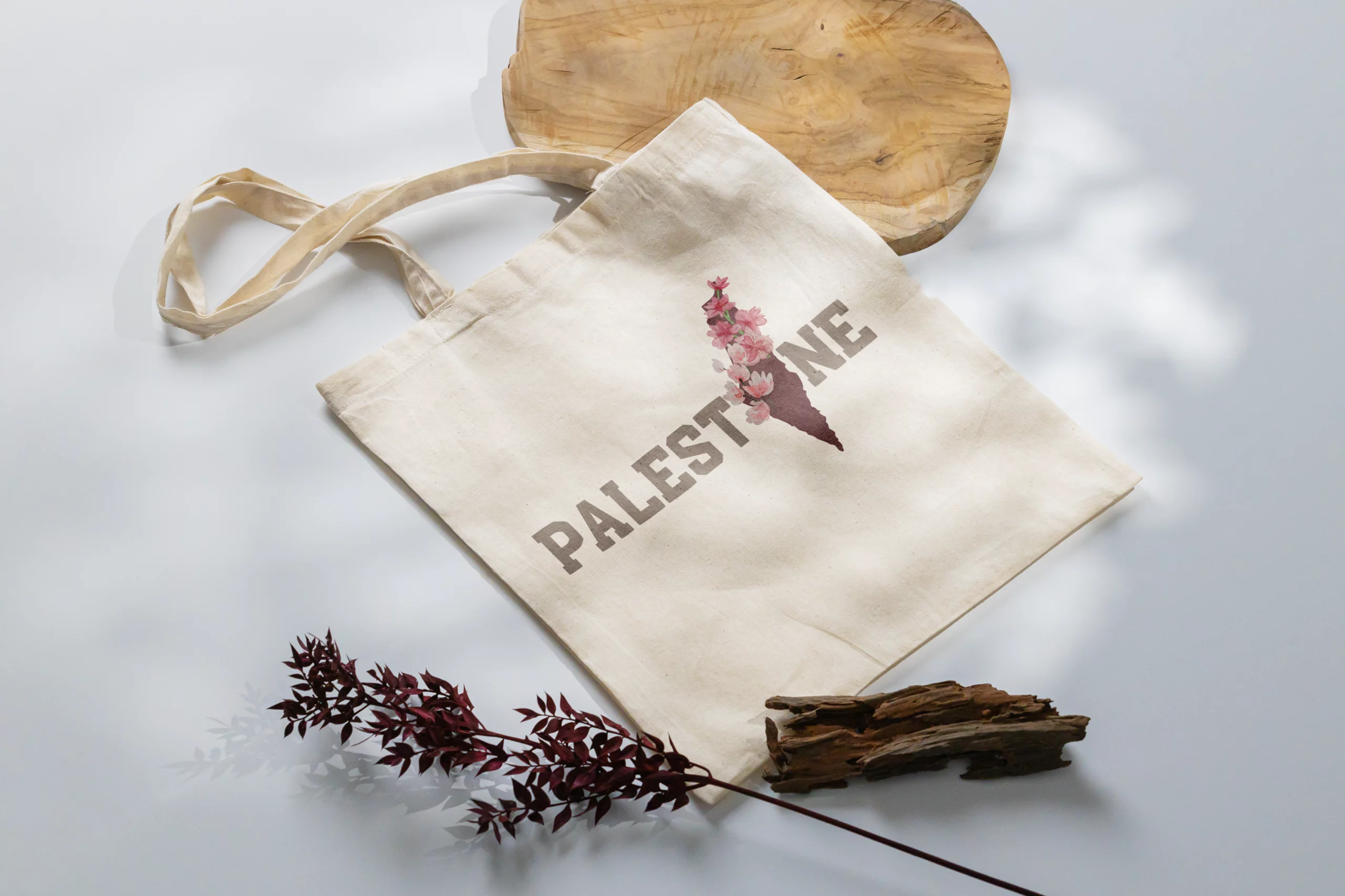 totebag palestine rose