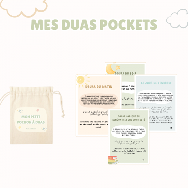 Cartes invocations islamiques pour enfants