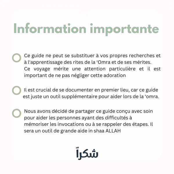 Mon mini guide Omra – Image 5