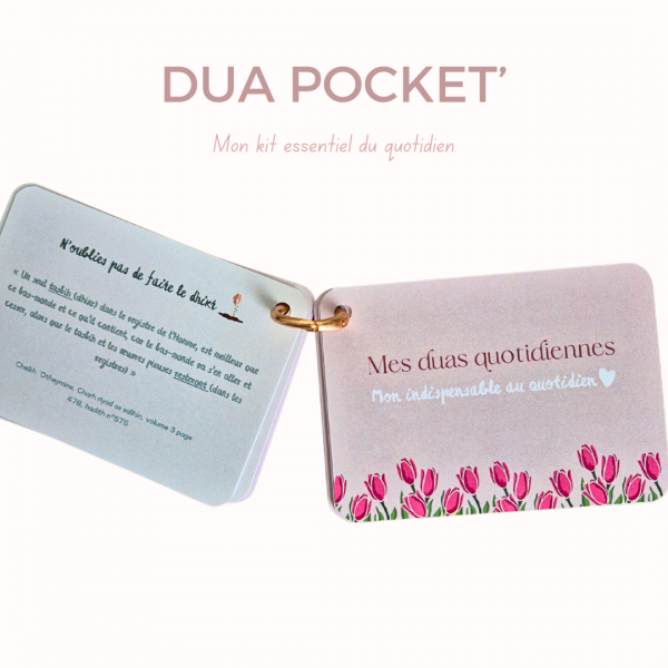 cartes invocations islamiques adultes de poche