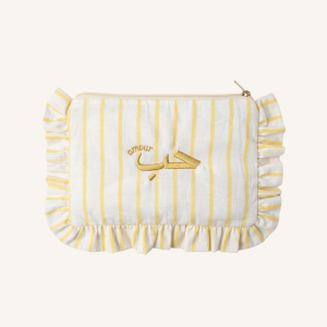 pochette à rayure,